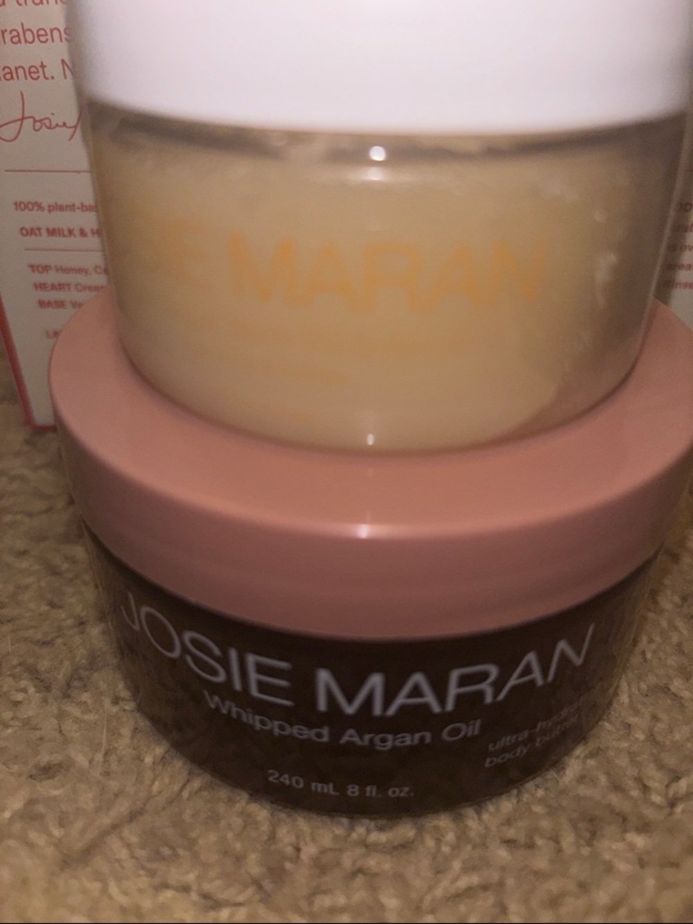 JOSIE MARAN Whipped Argan Oil Body Butter W/HONEY MILK